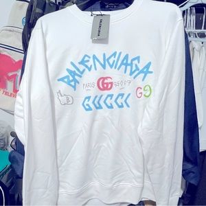 Balenciaga ft Gucci Sweatshirt.